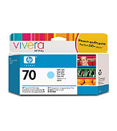 HP No.70 Ink Cartridge Light Cyan 130ml