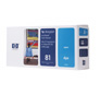 HP No.81 printhead & cleaner cyan (Dye)