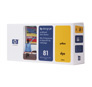 HP No.81 printhead & Cleaner yellow (Dye)