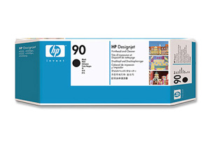HP No.90 Printhead & Cleaner black