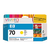 HP No.70 Ink Cartridge Yellow 130ml