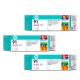 HP No.91 Ink Cartridge Light Magenta Tri Pack 775ml