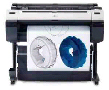 Canon A0 Printer iPF750 with Floor Stand & Network