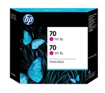HP No.70 Ink Cartridge Magenta 130ml x 2