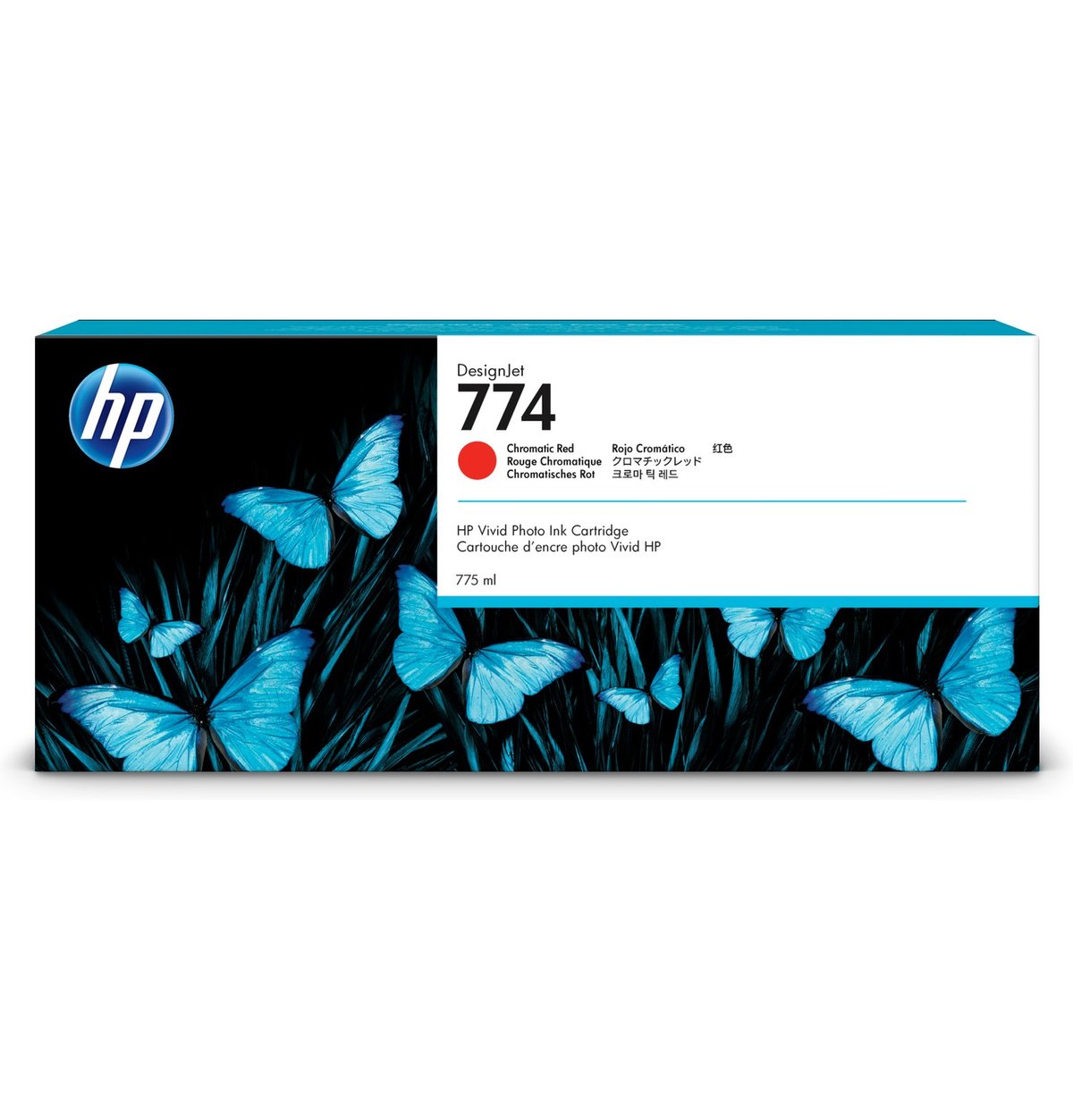 HP No. 774 Ink Cartridge - 	Chromatic Red