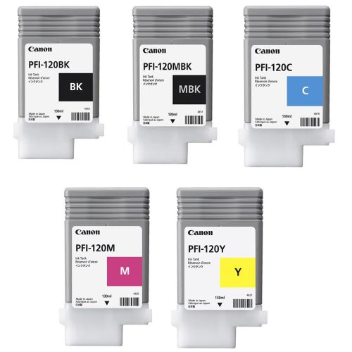 Canon PFI-120 / PFI-121 130ml Ink Tanks
