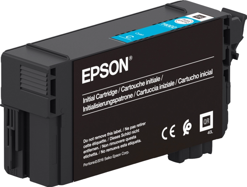 Epson UltraChrome XD2 Cyan Cartridge 26ml 1-Pack T40C2