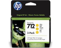 HP No.712 3ED79A Yellow Cartridge 29ml 3-Pack - Studio T230 T250 T630 T650