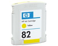 HP No.82 Ink Cartridge Yellow 28ml (Dye) (CH568A)