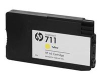 HP No.711 CZ132A Yellow Cartridge 29ml 1-Pack - T120 T520 T125 T130 T525 T530