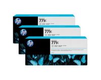 HP No.771 Ink Cartridge Light Grey - 3 Ink Multipack - 775ml (B6Y38A Replacment for CR257A)