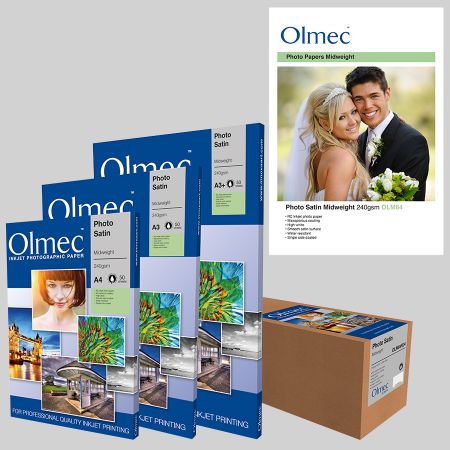 Innova Olmec Photo Satin Inkjet Photo Paper Midweight - 240gsm | CAD ...